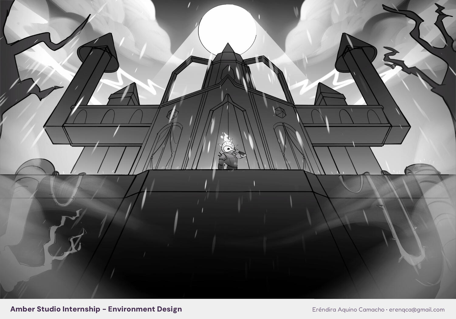 Concept for biome area: Thunder/Rainy. Concept for biome area: Thunder/Rainy.