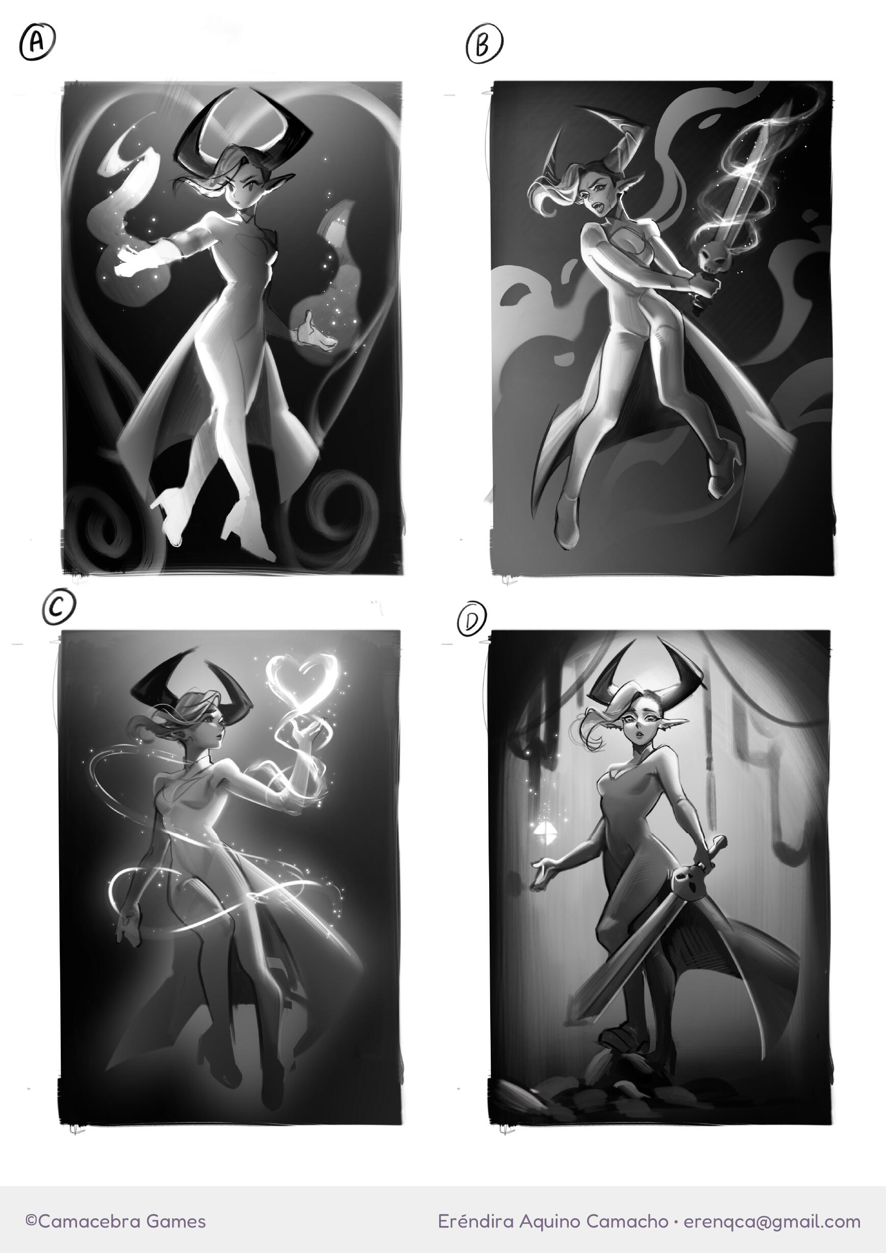 Thumbnails/Composition Explorations