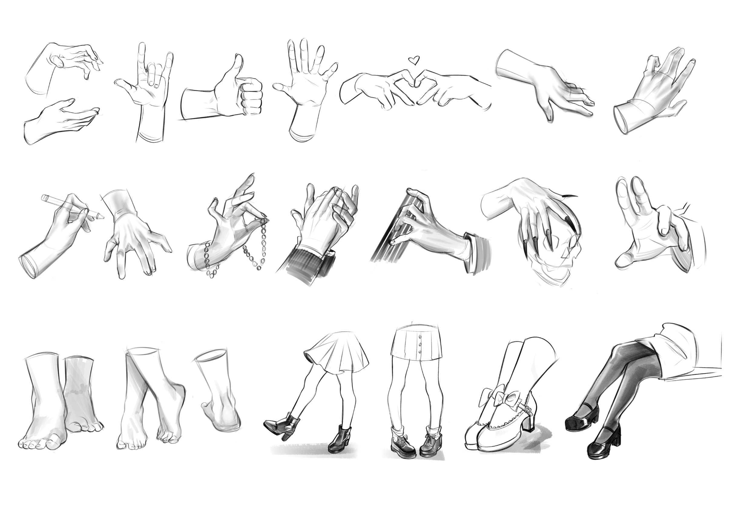 Hands & feet practice