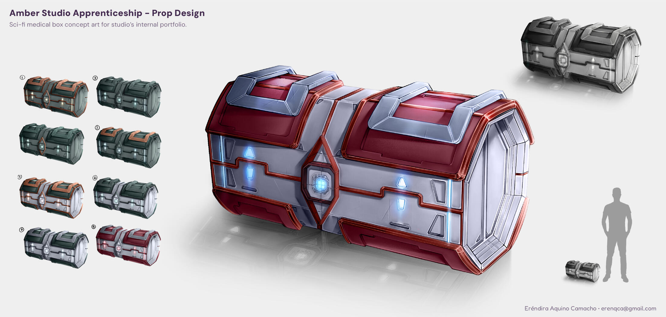 Medical box concept for Amber Studio's portfolio. Medical box concept for Amber Studio's portfolio.